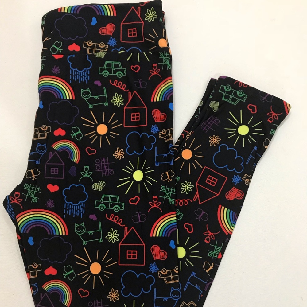 Kids scribbles teachers Leggings TC